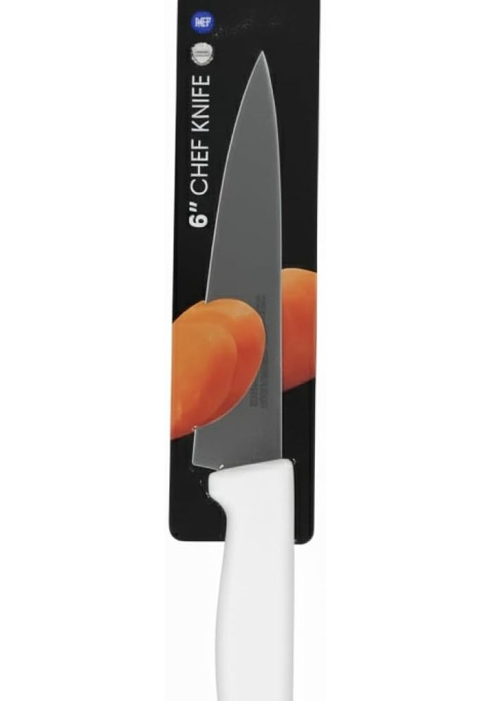 Kitchen Master 6 Inch Stainless Steel Professional Chef Knife (White) - Image 3